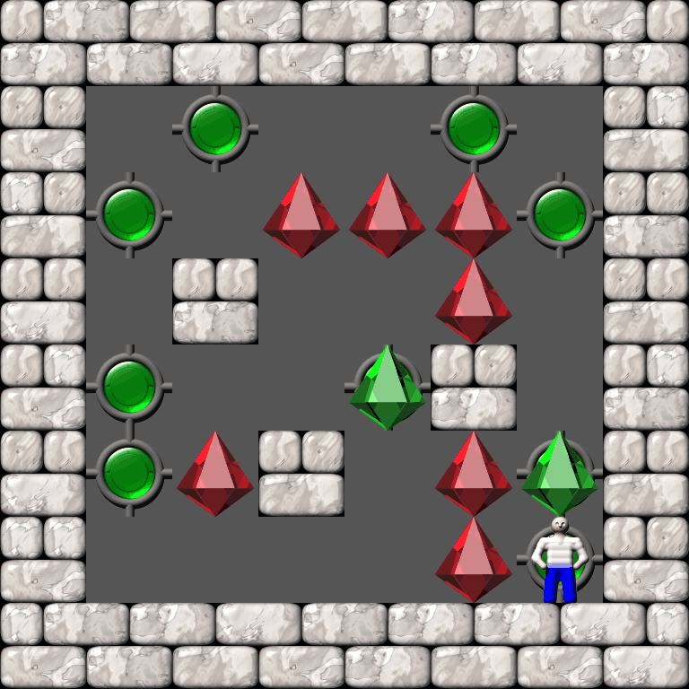 Сокобан More Bugs collections уровень 82